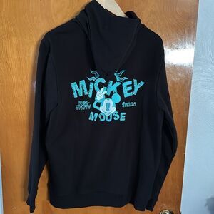 Mickey Mouse Hoodie Mens Medium Black Neff
